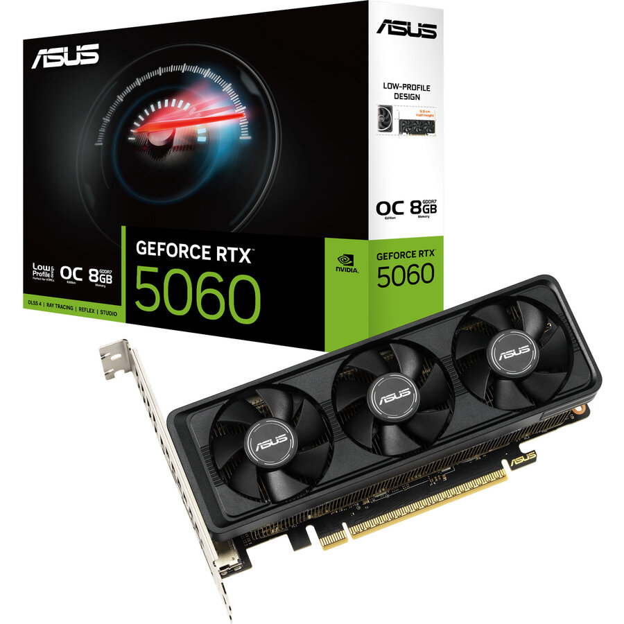 Placa Video GeForce RTX 5060 LP BRK OC 8GB GDDR7 128-bit DLSS 4.0