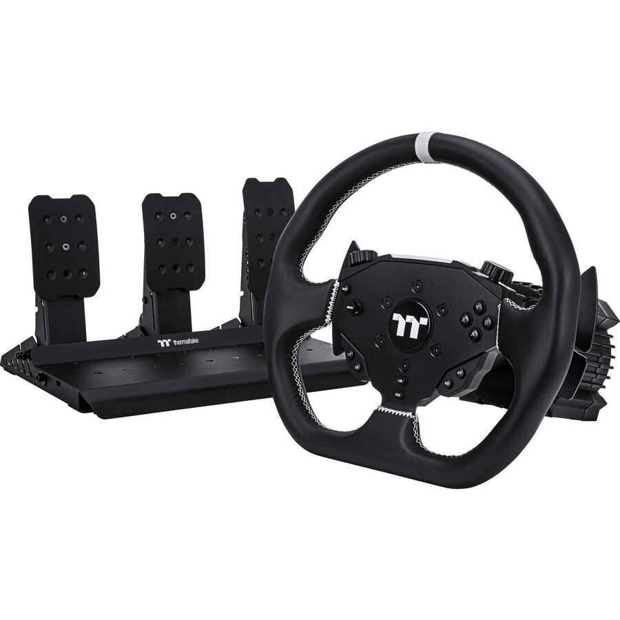 Volan G6 Direct Drive Racing Wheel with pedals bundle, simulator set black
