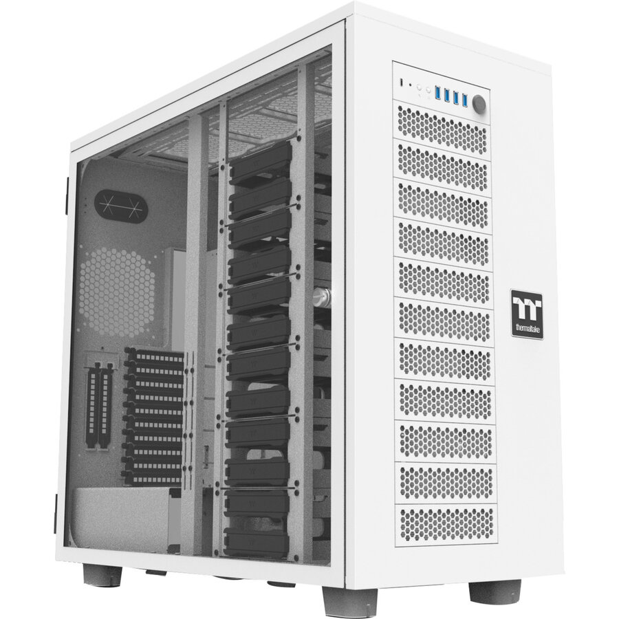 Carcasa AX700 TG Snow, Full-tower case White, Tempered Glass, XL-ATX