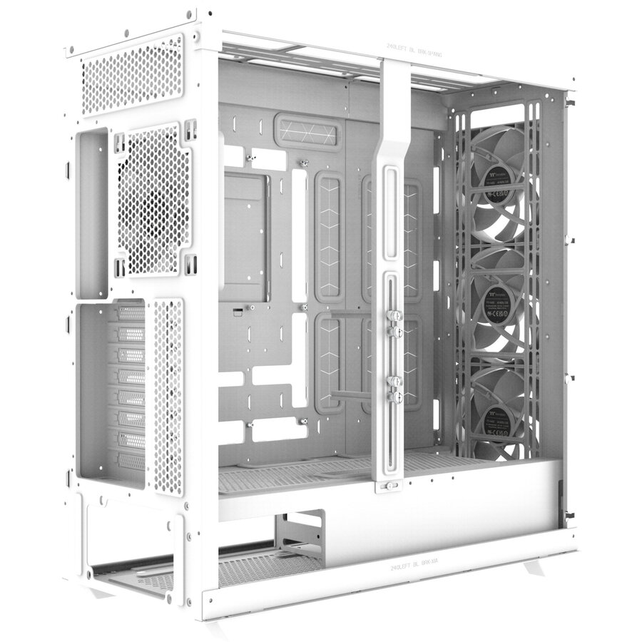 Carcasa AX500 , Big-tower case white, Tempered Glass