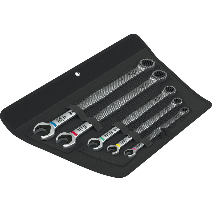 6007 Joker 5 Set 1 combination ratchet wrench set, 5 pieces, wrench with holding function