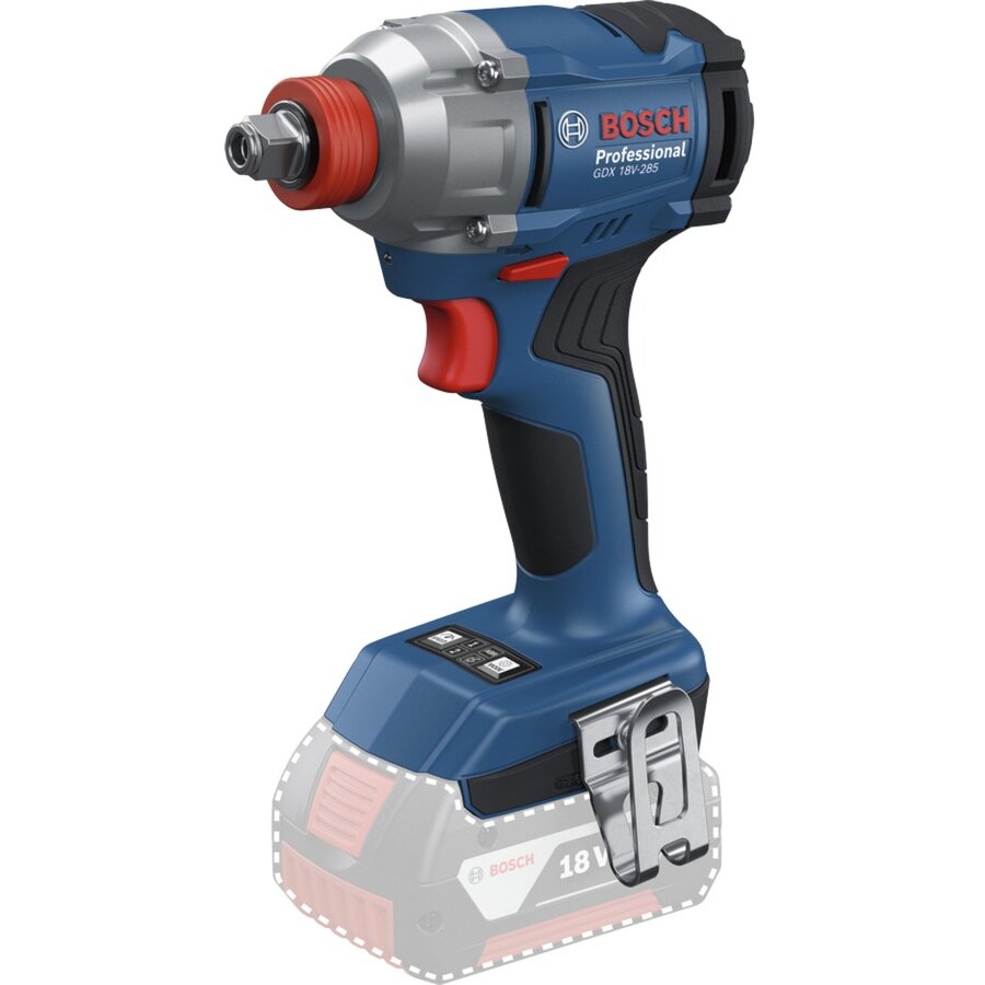 Bosch Professional Cordless Impact Wrench GDX 18V-285 Professional solo, 18 Volt blue, without battery and charger