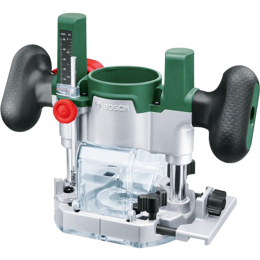 Bosch DIY & Garden Router plunge unit for AdvancedTrimRouter 18V-8, green guide, for edge router
