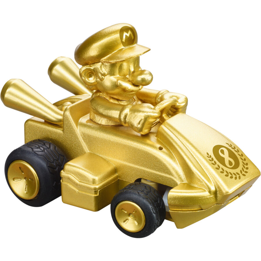 Jucarie 2.4GHz Mario Kart Mini RC - Mario Gold Gold, Paperbox