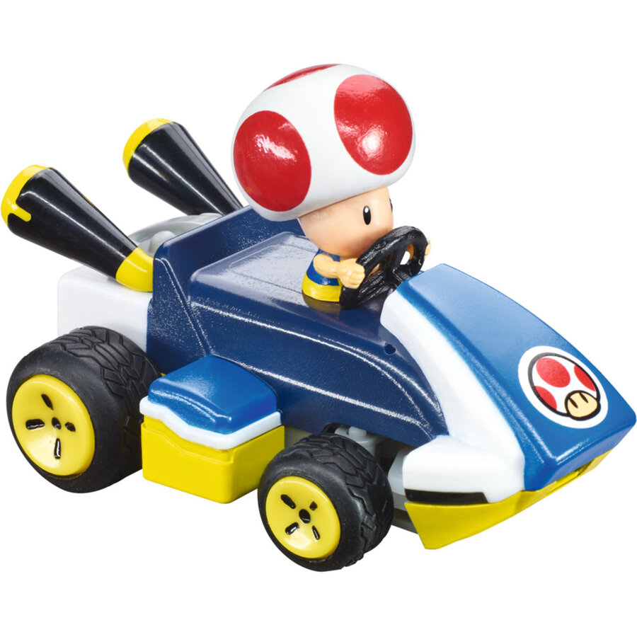 Jucarie 2.4GHz Mario Kart Mini RC - Toad Paperbox