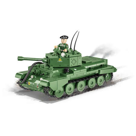 COBI Cromwell Mk.IV Panzer – Historical Collection WWII, 544 Teile, Maßstab 1:35, Mit Figur General Maczek