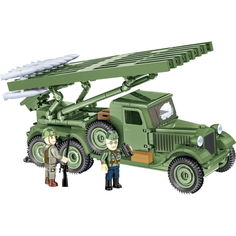 Jucarie BM-13 Katyusha (ZIS-6), construction toy scale 1:35