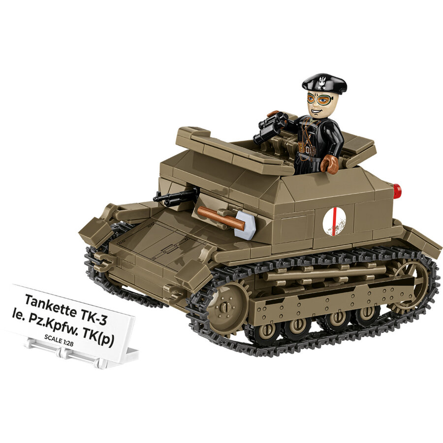 Jucarie Tankette TK-3, construction toy scale 1:28
