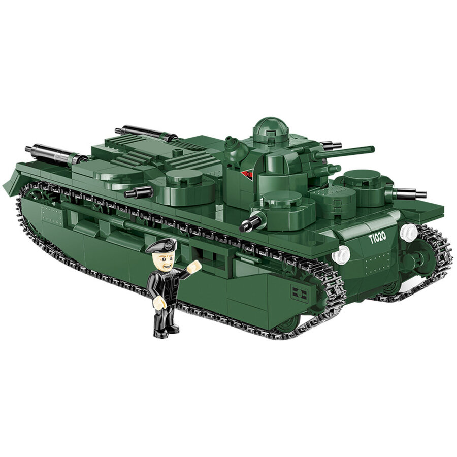 Jucarie Vickers A1E1 Independent, construction toy scale 1:35