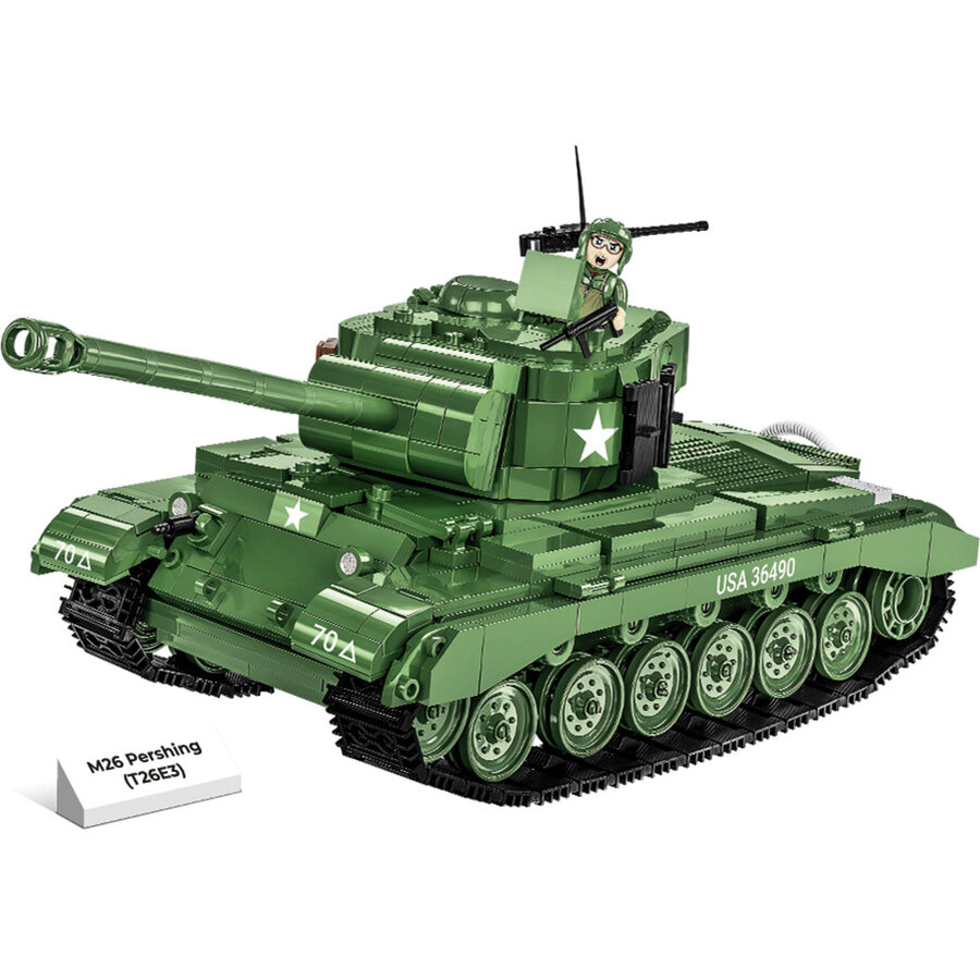 Jucarie M26 Pershing T26E3, construction toy scale 1:28