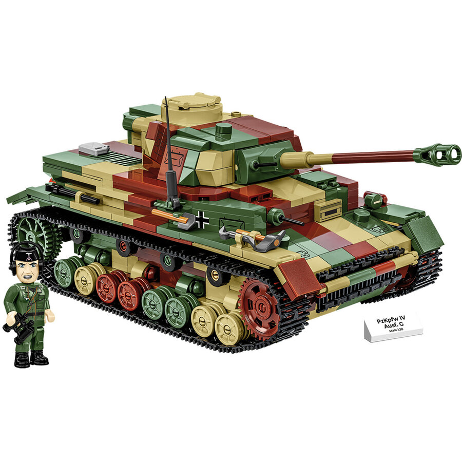 Jucarie PzKpfw IV Ausf. G, construction toy scale 1:28