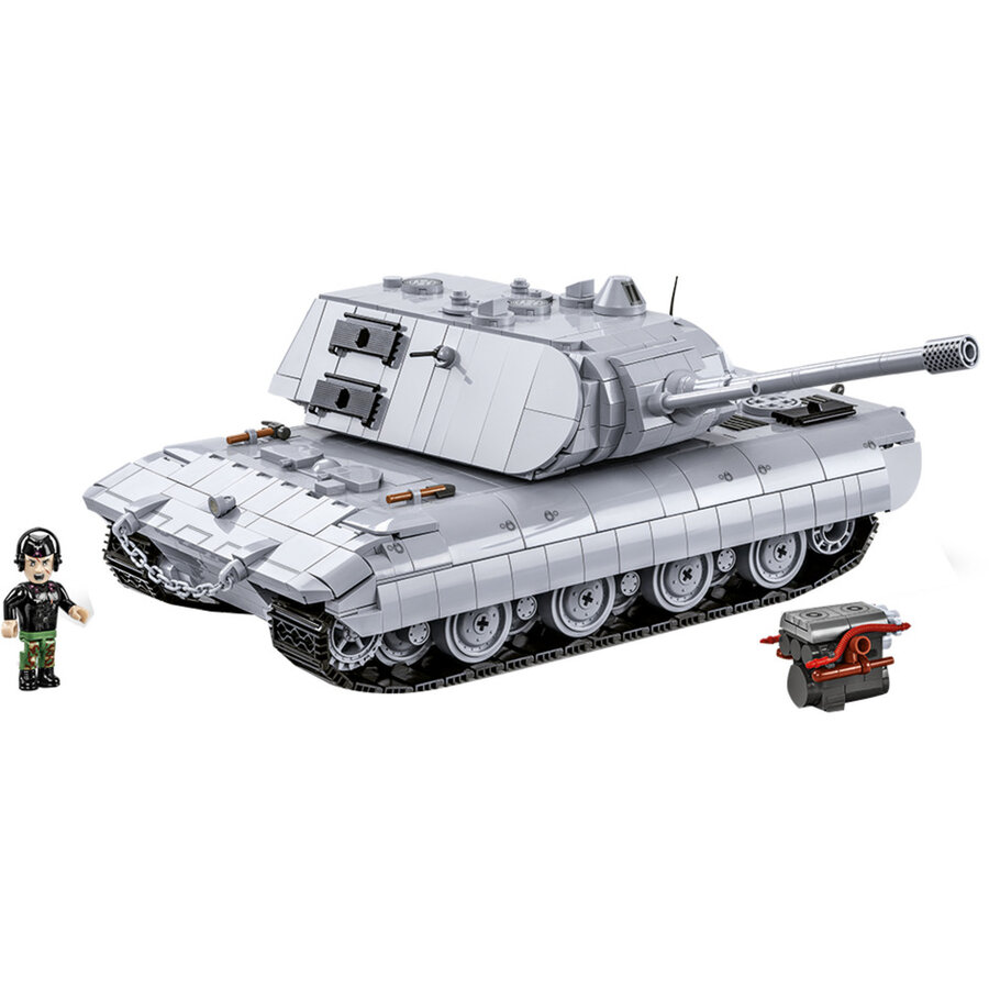 Jucarie Panzerkampfwagen E-100, construction toy scale 1:28