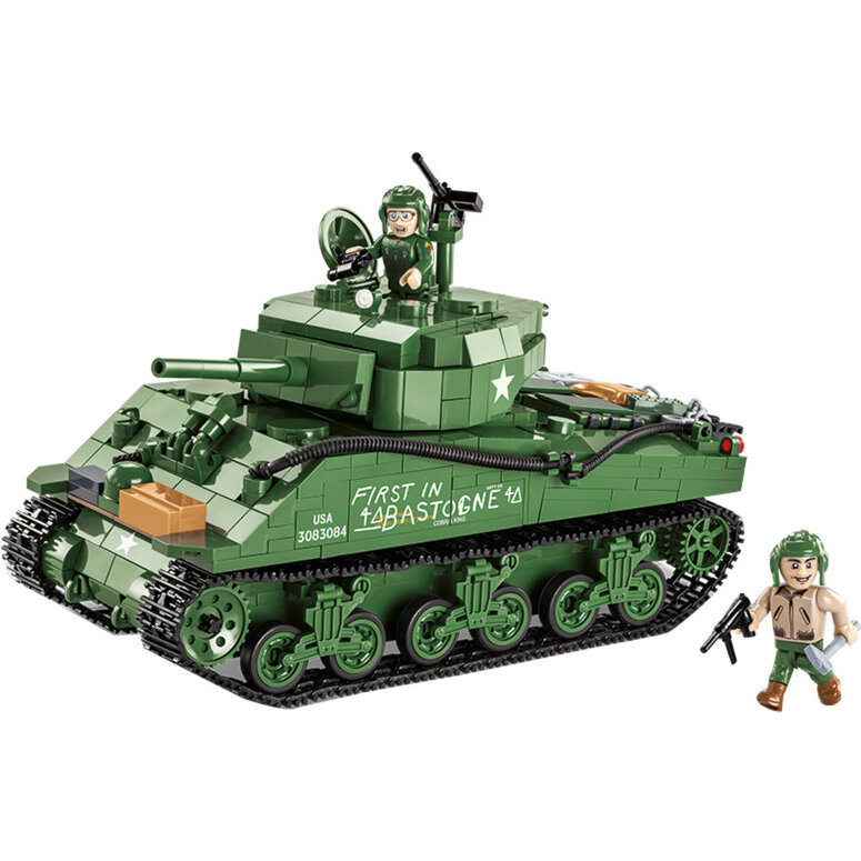 Jucarie Sherman M4A3E2 Jumbo, construction toy scale 1:35