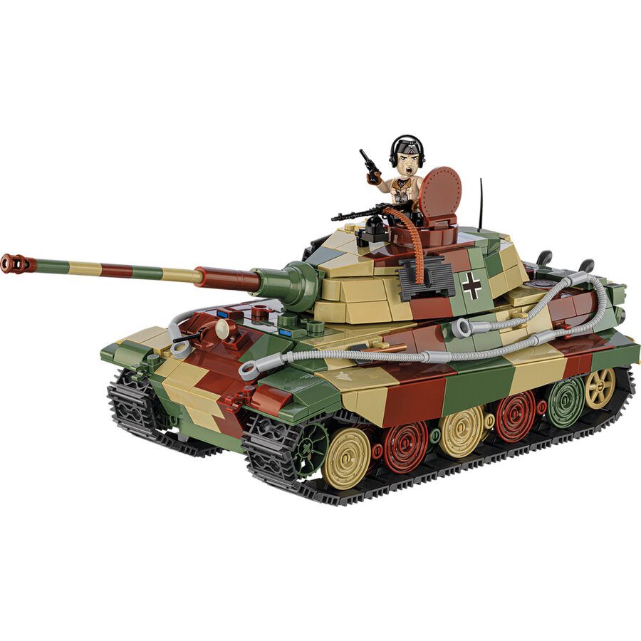Jucarie Panzer VI Ausf. B King Tiger, construction toy, scale 1:35