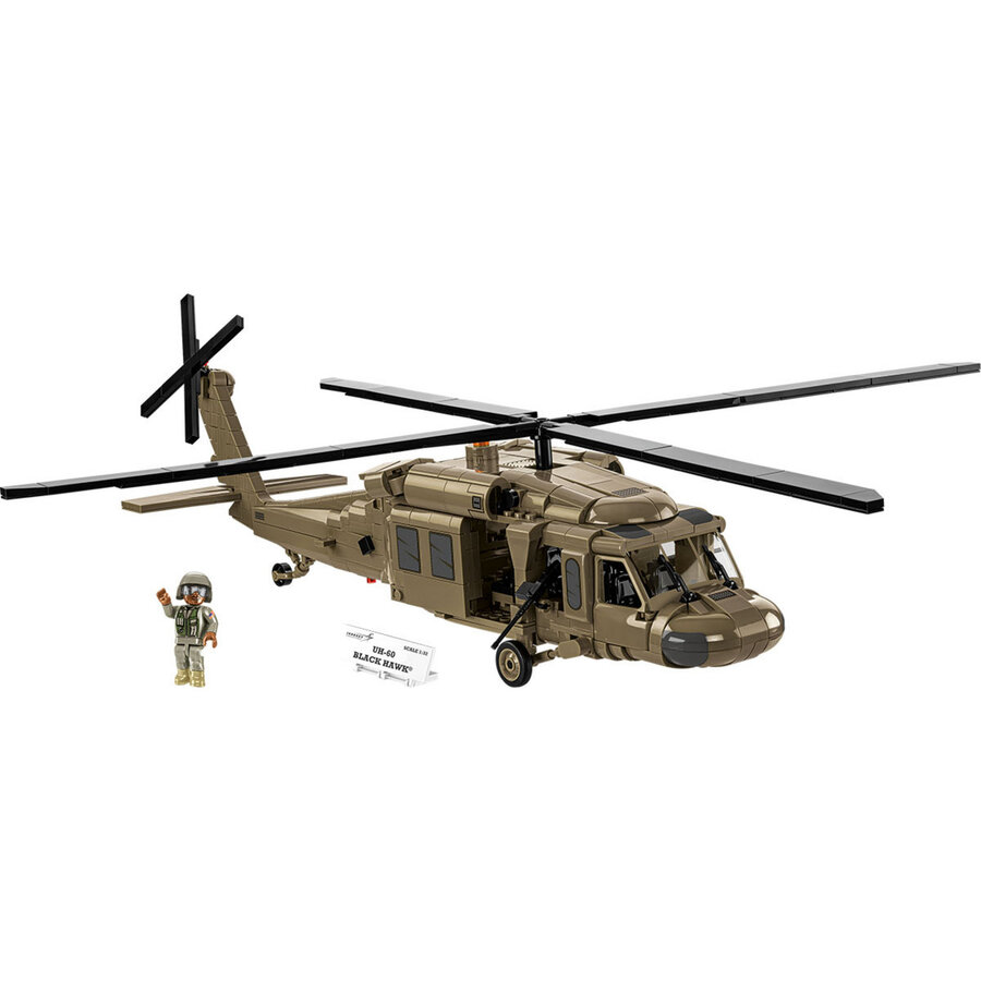 Jucarie Sikorsky UH-60 Black Hawk, construction toy scale 1:48