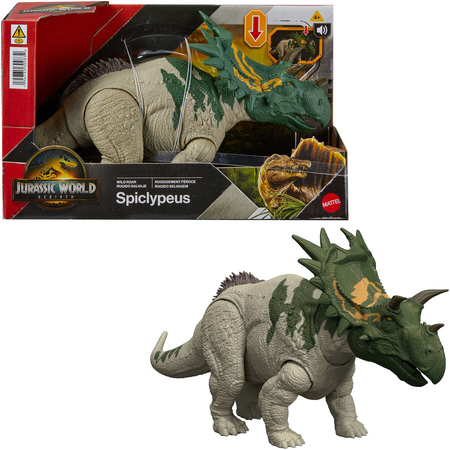 Jucarie Jurassic World Wild Roar Spiclypeus, toy figure