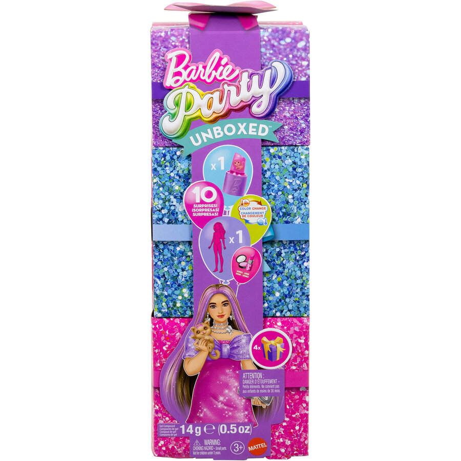 Barbie Barbie Party Unboxed Barbie Glam Party Series - Pink Doll