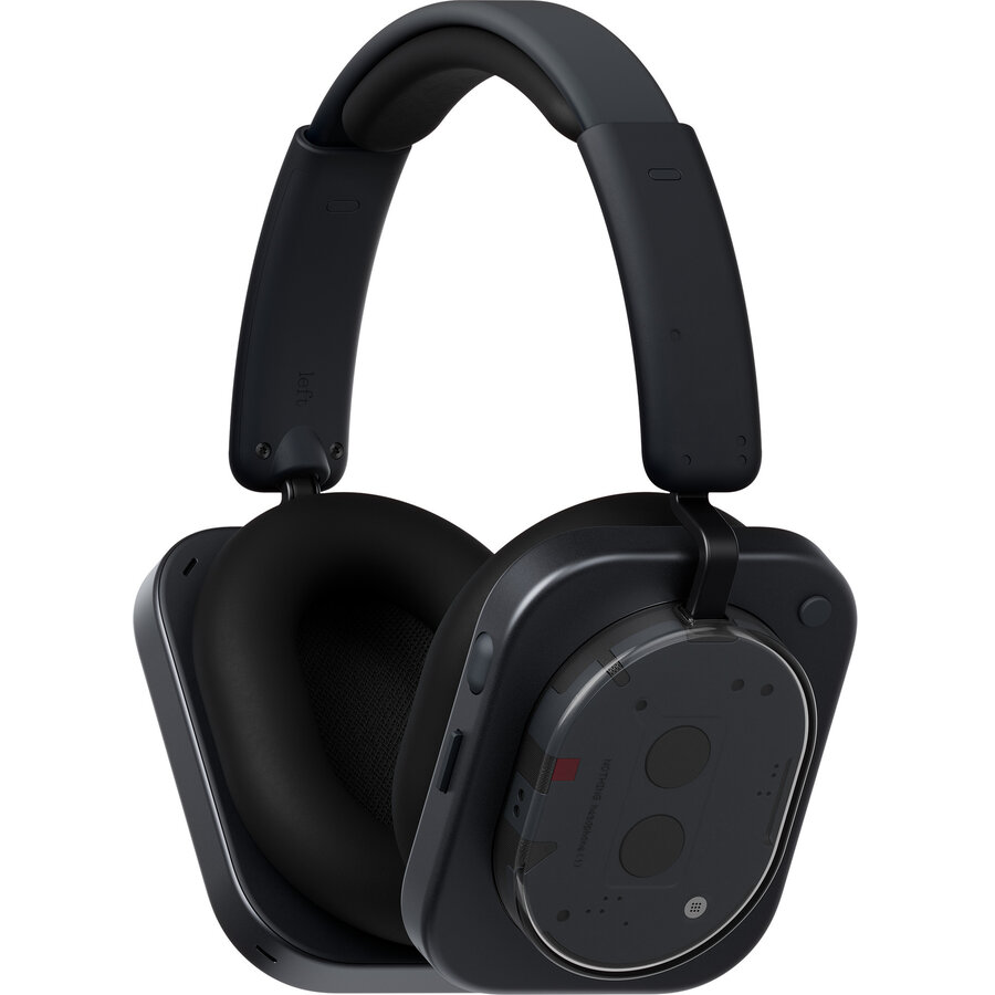 Casti Sound by KEF Adaptive Noise Cancellation HI-RES Audio Negru