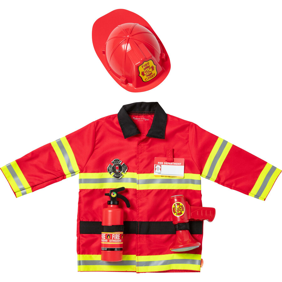 Spin Master Melissa & Doug - Firefighter Costume, Role Play