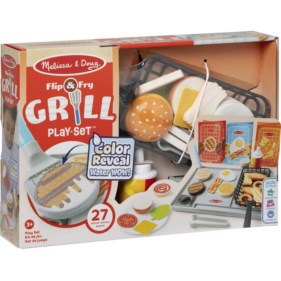 Spin Master Melissa & Doug - Water WOW! Grill Set, Play Kitchen