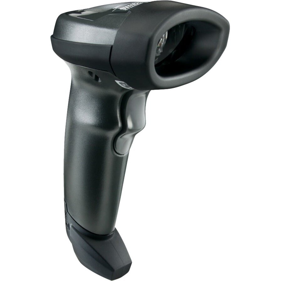 Scanner LI2208, barcode scanner black, kit with USB cable and stand
