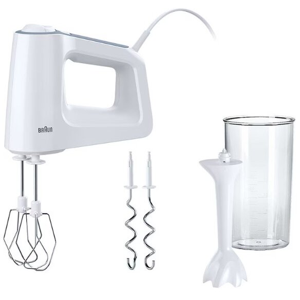 Mixer de Mana HM3105WH 500W 5 Trepte de Viteza + Turbo Alb