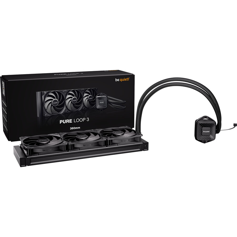 be quiet! Pure Loop 3 360mm, water cooling system, black