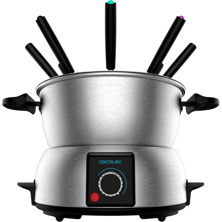 Electric Fun Gourmet Fondue stainless steel, 1,000 watts