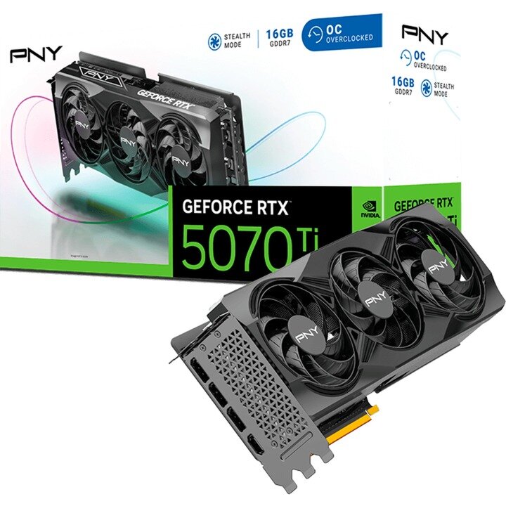 Placa video GeForce RTX 5070 Ti OC, graphics card DLSS 4, 3x DisplayPort, 1x HDMI 2.1