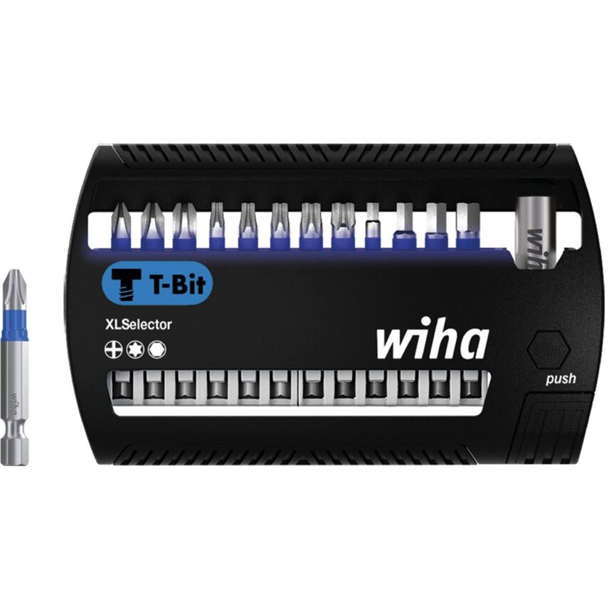 bit set XLSelector T-Bit 50mm, 13-piece black/blue, PH / TX / H