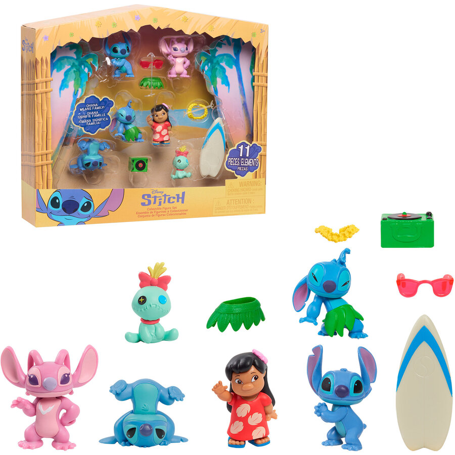 Just Play Disney Stitch Collectible Figure Set, toy figure