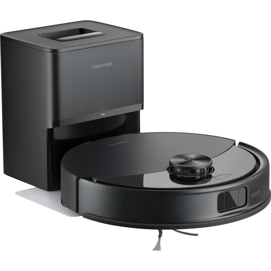 Robot de Aspirare Q10 VF+ 10000Pa cu Statie Multifunctionala RockDock Plus Navigare LiDAR Negru