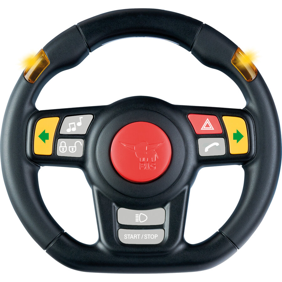 BIG Sound steering wheel black/red
