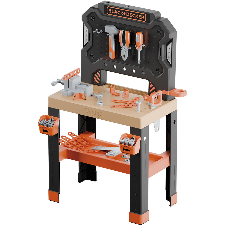 Smoby Smoby Black+Decker workbench, children's tools