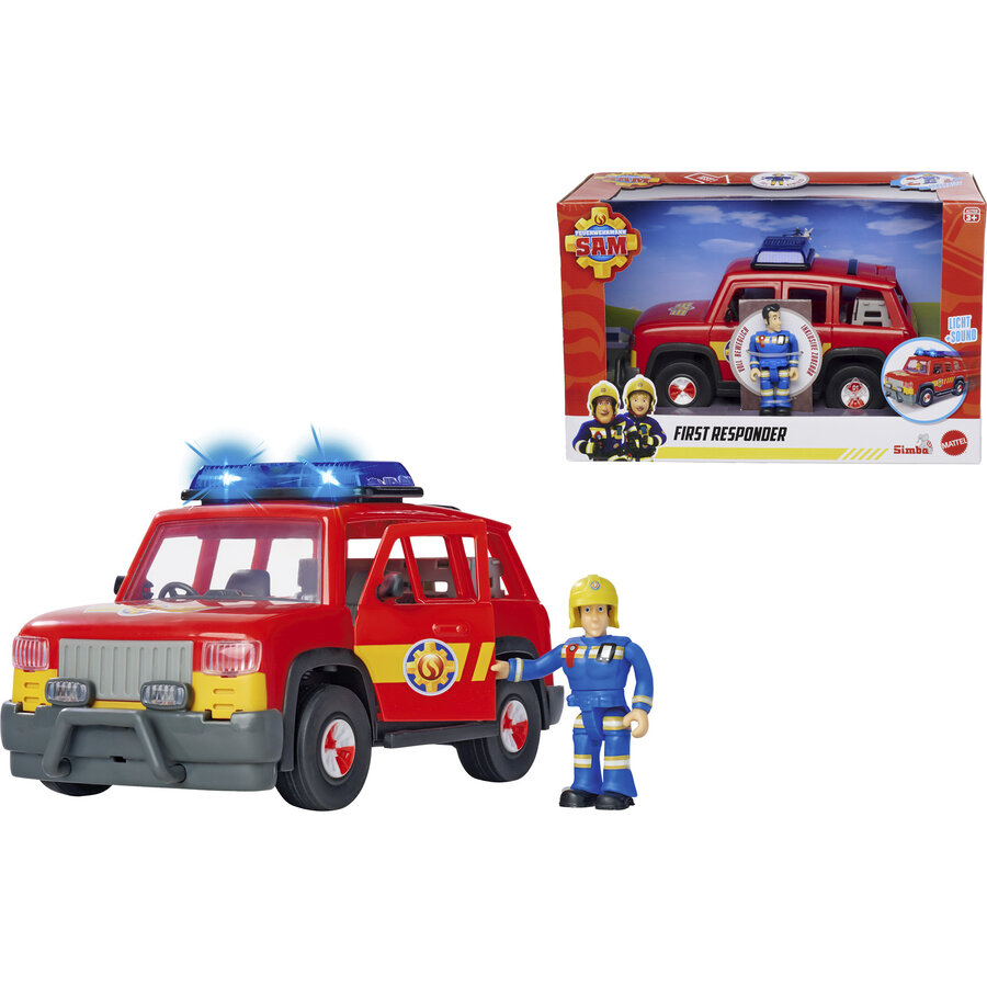 Simba Fireman Sam First Responder Vehicle, Toy Vehicle