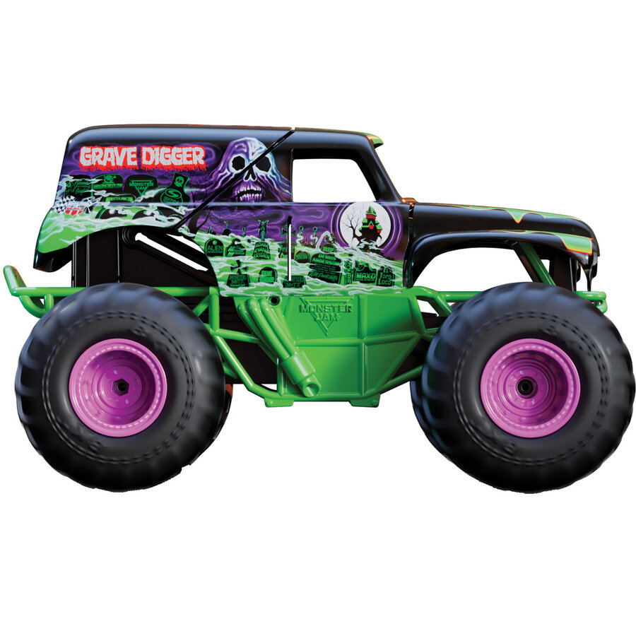 Spin Master Monster Jam - Smash 'n Bash Grave Digger, RC scale 1:15