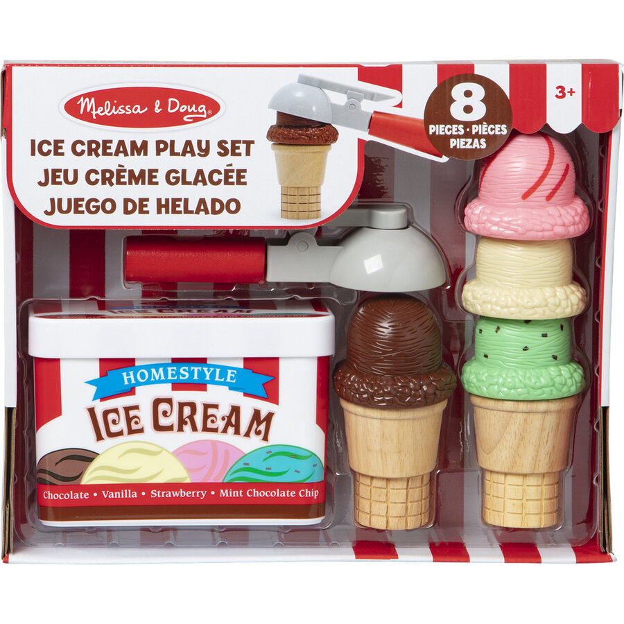 Spin Master Melissa & Doug - Scoop & Stack Ice Cream Set, Play Kitchen