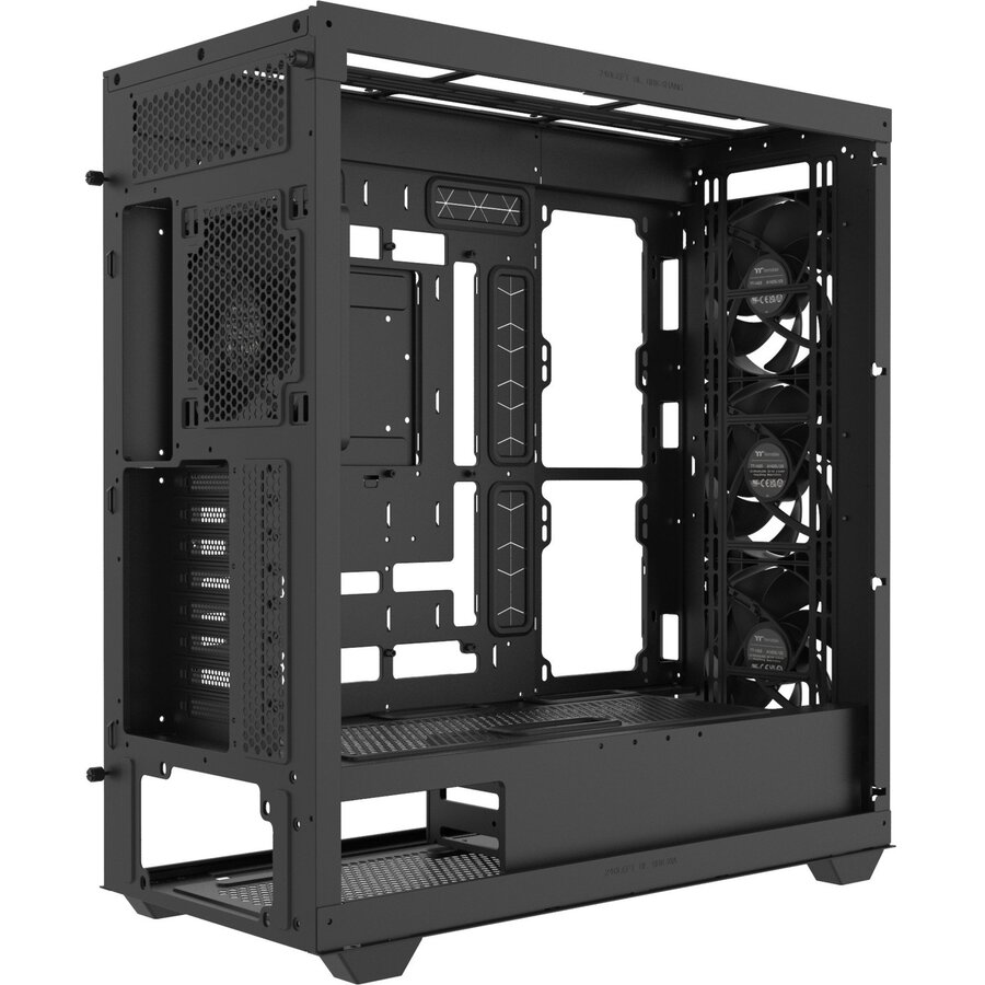 Carcasa AX500, Big Tower Case Black, Tempered Glass