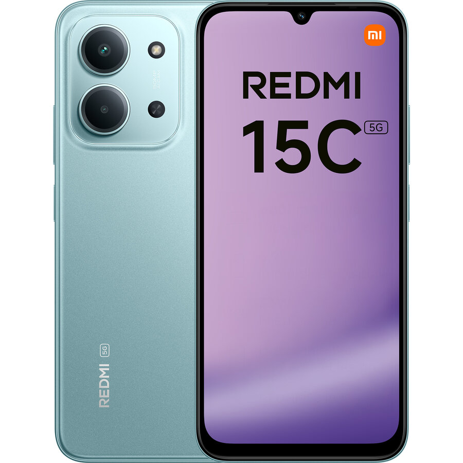 Telefon mobil Redmi 15C 128GB 4GB RAM Dual Sim 5G Mint Green