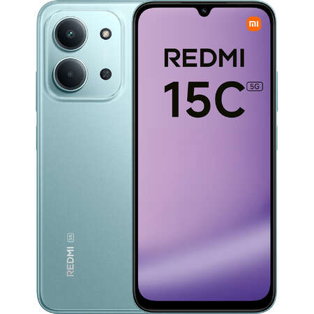 Telefon mobil Xiaomi Redmi 15C 128GB 4GB RAM Dual Sim 5G Mint Green
