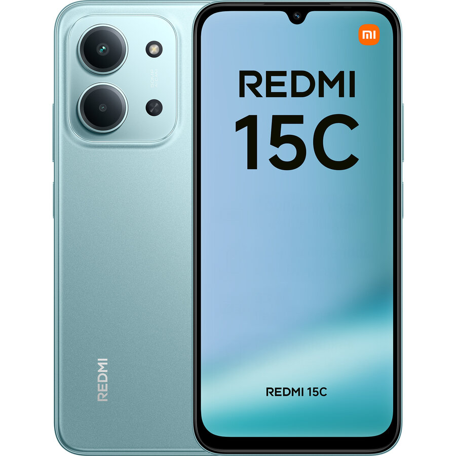 Telefon mobil Redmi 15C 128GB 4GB RAM Dual Sim 4G Mint Green