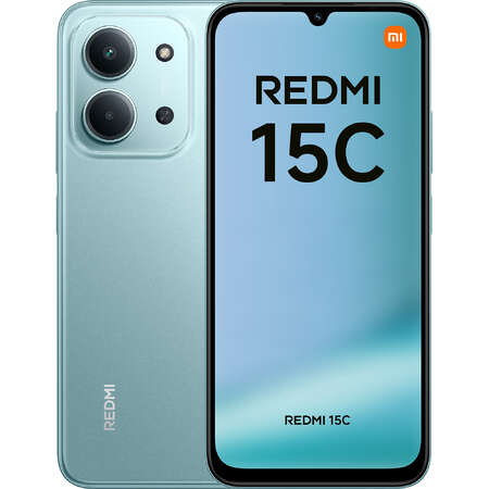 Telefon mobil Xiaomi Redmi 15C 128GB 4GB RAM Dual Sim 4G Mint Green