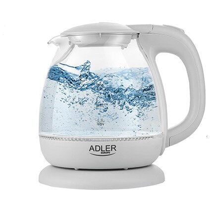 Fierbator Electric 1.0L Sticla Alb