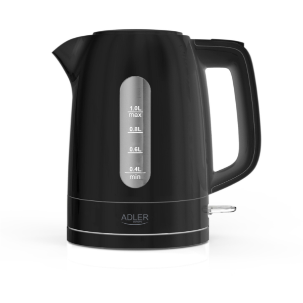 Fierbator Plastic  1,0L Negru