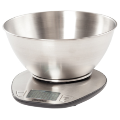 Cantar Bucatarie Bol 2L Argintiu