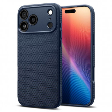 Husa Spigen Apple iPhone 17 Pro Max Liquid Air Albastru