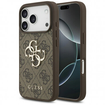 Husa Guess Apple iPhone 17 Pro 4G Big Logo Maro