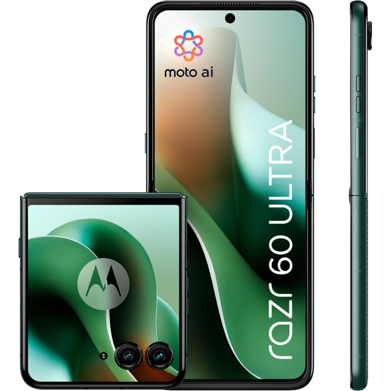 Telefon mobil Motorola Razr 60 Ultra, 5G, 512GB, 16GB RAM, Dual SIM, Pantone Mountain Trail - imagine 2