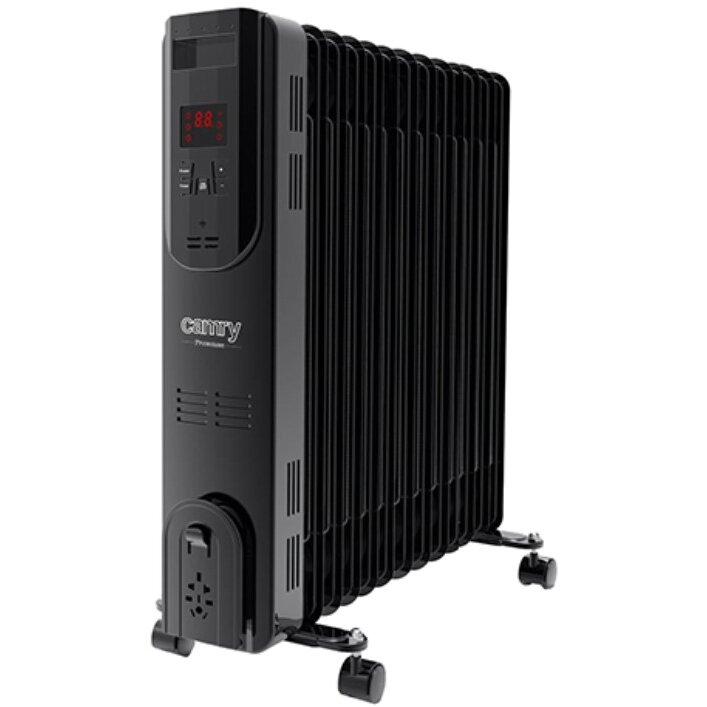 Radiator LED cu Ulei Telecomanda 13 Nervuri Negru