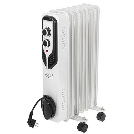 Radiator AD 7815 cu Ulei 7 Nervuri Alb